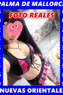 Orientales 5 masajes 24H en palma de mallorca elegante sexy delgada muy experta realizamos todos los servicios masaje eroticos beso con lengua beso negro caricias hacer amor francés sin hasta final feliz también griego lesbico parejas las tarifa muy económica hago todo tipo de servicios muy sensual somos preciosa morbosa fogosa mimosa ven a disfrutar Salidas 1 hora 100€ mas taxi 
Gratis una copa Casa de linda ahora Cambiar nuevo dirección estamos en Pere garau 07005 Calle Bisbe telefono 602553569 tambien whatsapp  